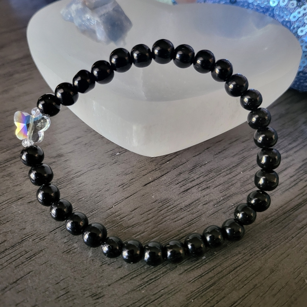 Obsidian bracelet
